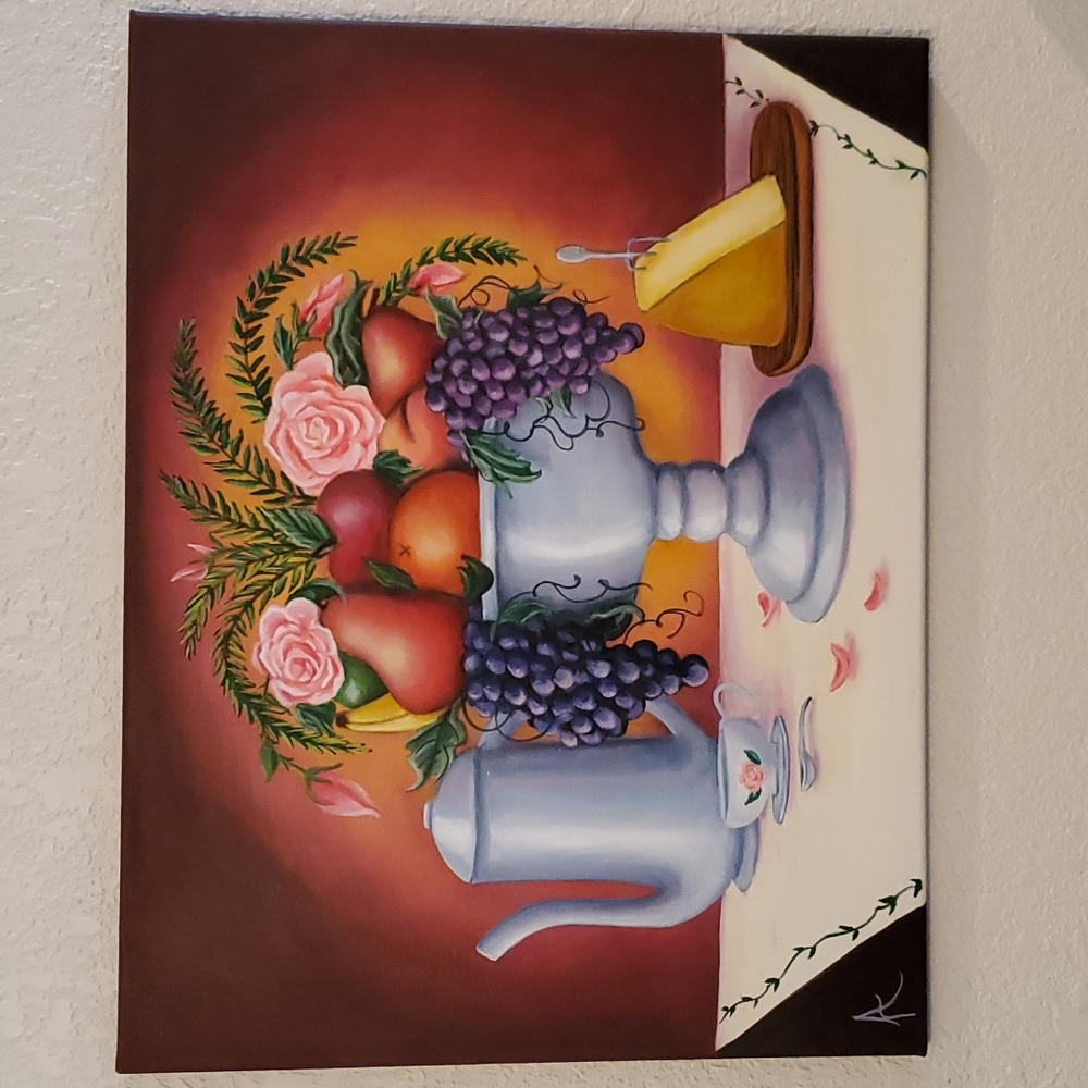 Origional Oil Painting by artist 'Fruit Bowl'